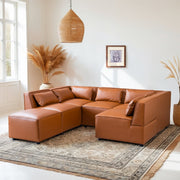Wexford - Modular Sofa - Cognac - R&R Furniture Gallery (Fountain Valley, CA)