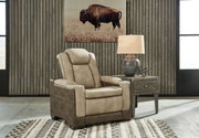Next-Gen Durapella - Pwr Recliner/Adj Headrest - R&R Furniture Gallery (Fountain Valley, CA)
