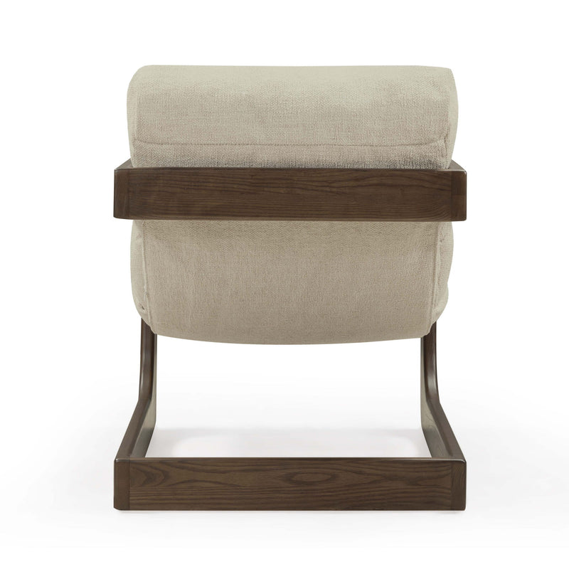 Palma - Textured Weave Accent Chair With Brown Base - R&R Furniture Gallery (Fountain Valley, CA)
