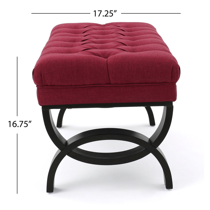 Hilton - Ottoman Bench Classic Style - R&R Furniture Gallery (Fountain Valley, CA)