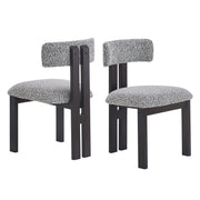 Modern Upholstered Armless Dining Chairs With Metal Legs - R&R Furniture Gallery (Fountain Valley, CA)
