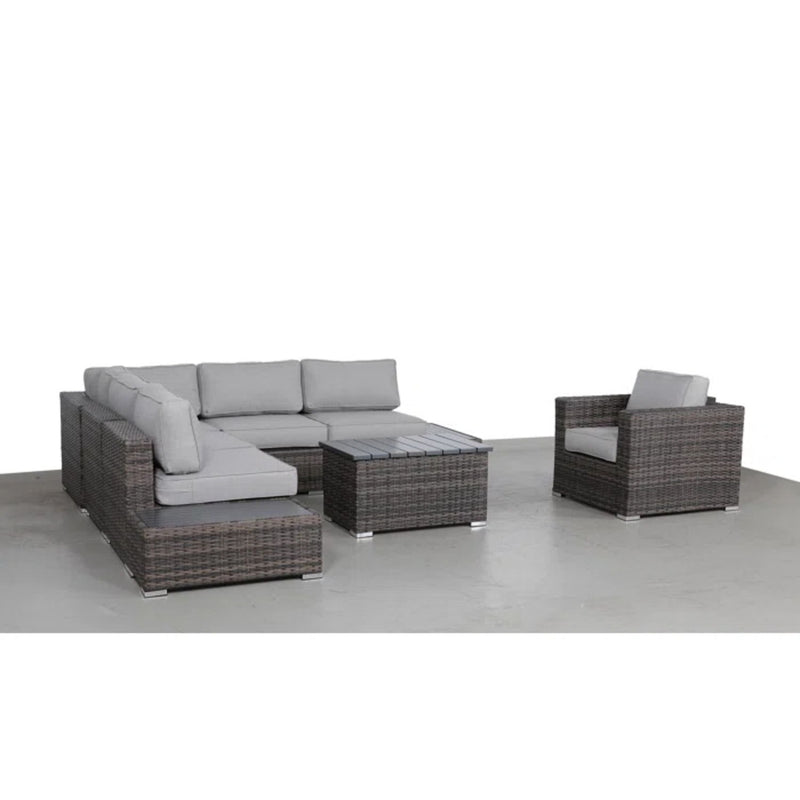 Stylish Entertainment Sectional Set, Outdoor Living - R&R Furniture Gallery (Fountain Valley, CA)