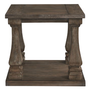 Johnelle - Rectangular End Table - Gray - R&R Furniture Gallery (Fountain Valley, CA)