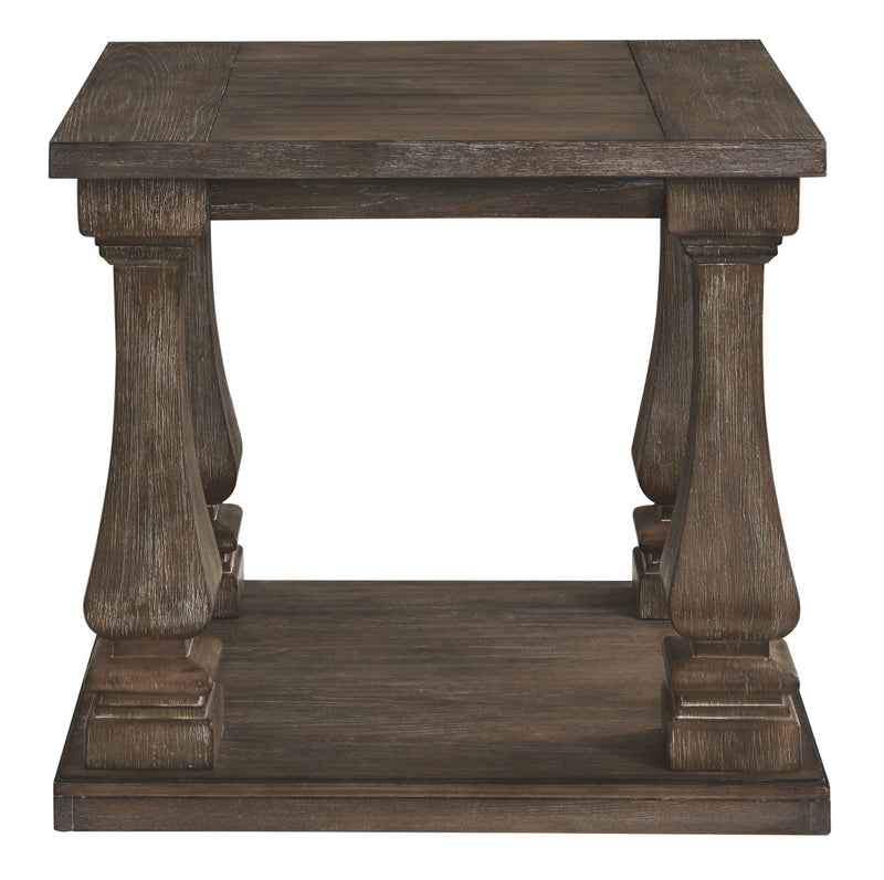 Johnelle - Rectangular End Table - Gray - R&R Furniture Gallery (Fountain Valley, CA)