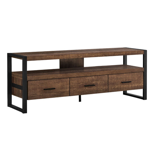 TV Stand, Console, Media Entertainment Center, Storage Drawers, Modern - R&R Furniture Gallery (Fountain Valley, CA)