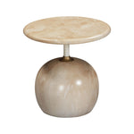 Mire - Faux Marble Side Table - Rose - R&R Furniture Gallery (Fountain Valley, CA)