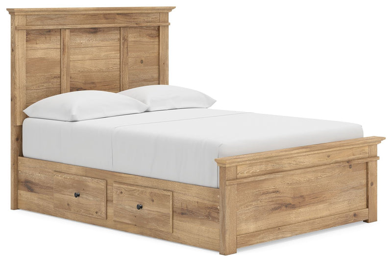 Makidern - Panel Storage Bed With 2 Under Bed Storage Units - R&R Furniture Gallery (Fountain Valley, CA)