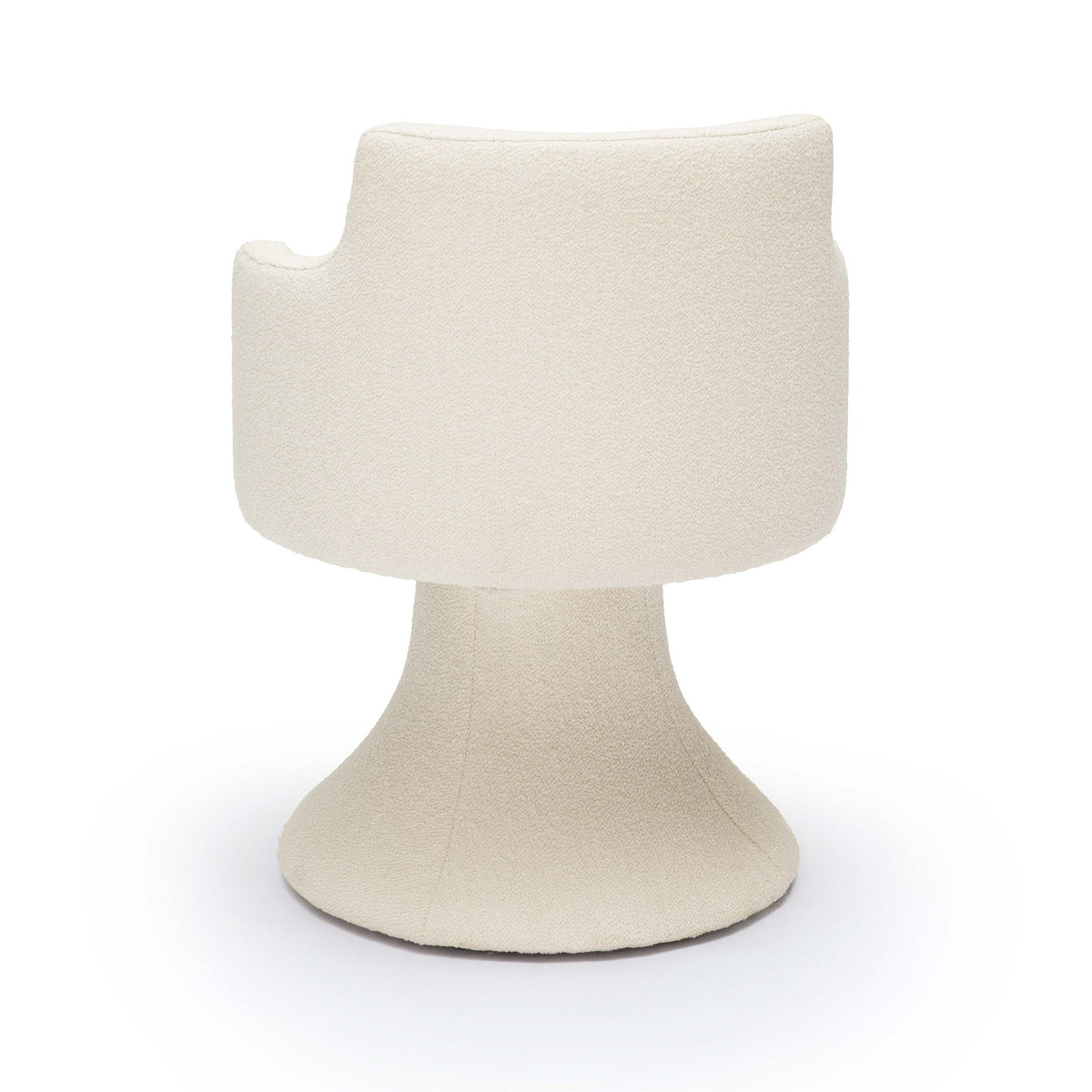 Jeffree - Performance Boucle Swivel Dining Chair - R&R Furniture Gallery (Fountain Valley, CA)