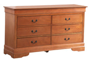 Elegant traditional storage dresser by Glory Furniture with multiple drawers and classic wood finish.