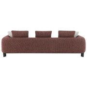 Mardi - Sofa With 6 Pillows - Maroon Tweed - R&R Furniture Gallery (Fountain Valley, CA)