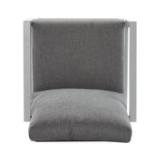 Modern Noble House lounge arm chair with rope accents and plush cushions, showcasing stylish and comfortable seating design.