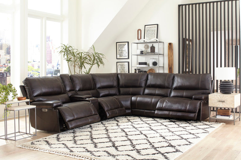 Whitman - Power Reclining Sectional - R&R Furniture Gallery (Fountain Valley, CA)