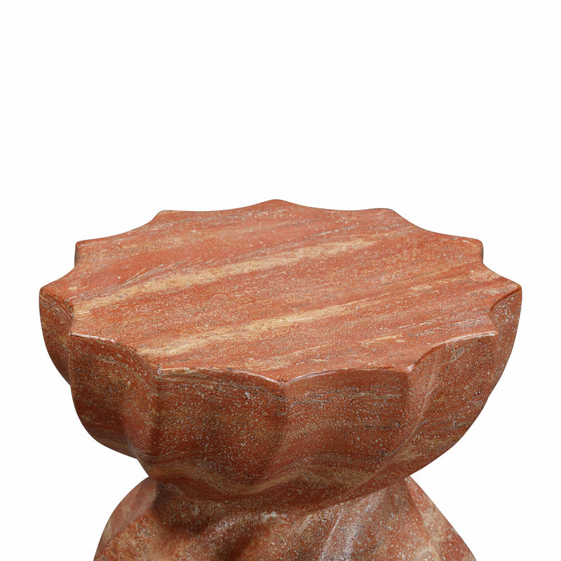 Turin - Faux Marble Indoor / Outdoor Concrete Stool - R&R Furniture Gallery (Fountain Valley, CA)