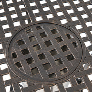 3 Piece Outdoor Aluminium Cast Bistro Set With Ice Bucket - Copper - R&R Furniture Gallery (Fountain Valley, CA)