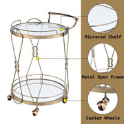 Zekera - Serving Cart - Champagne - R&R Furniture Gallery (Fountain Valley, CA)