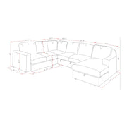 Melody - Contemporary Design Sectional Sofa - R&R Furniture Gallery (Fountain Valley, CA)