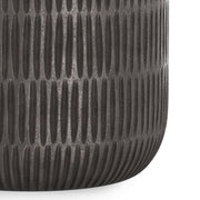 Juno - Cast Aluminum Side Table - Black - R&R Furniture Gallery (Fountain Valley, CA)