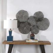 Uttermost Ripley metal wall art decor featuring abstract geometric design for modern home wall decorating.