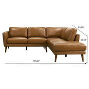 Benson - Sectional Sofa With Chaise - R&R Furniture Gallery (Fountain Valley, CA)