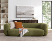 Faris - Upholstered Sofa - Dark Olive - R&R Furniture Gallery (Fountain Valley, CA)