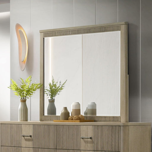 Lakkari - Mirror - Antique Oak - R&R Furniture Gallery (Fountain Valley, CA)