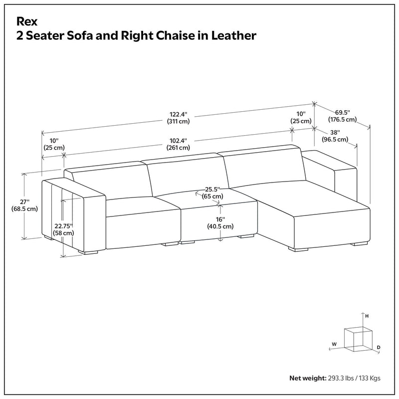 Rex - Handcrafted Sectional Sofa - R&R Furniture Gallery (Fountain Valley, CA)