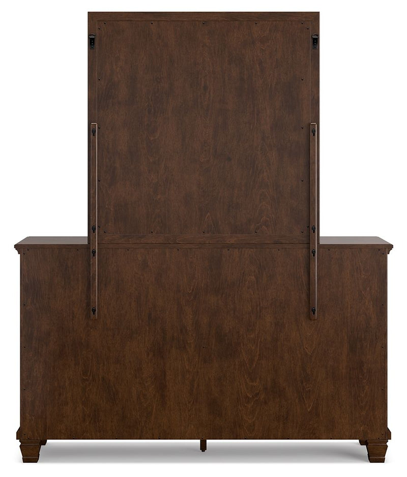 Danabrin - Dresser And Mirror - Brown - R&R Furniture Gallery (Fountain Valley, CA)