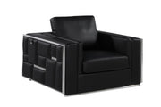 1130 - Top Grain Italian Leather Chair - R&R Furniture Gallery (Fountain Valley, CA)