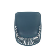 Set of two Noble House Lily Chairs with cushioned seats and wooden legs, elegant modern design for dining or living spaces.