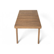 Outdoor Dining Table With Slatted Top, Ideal For Patio - R&R Furniture Gallery (Fountain Valley, CA)