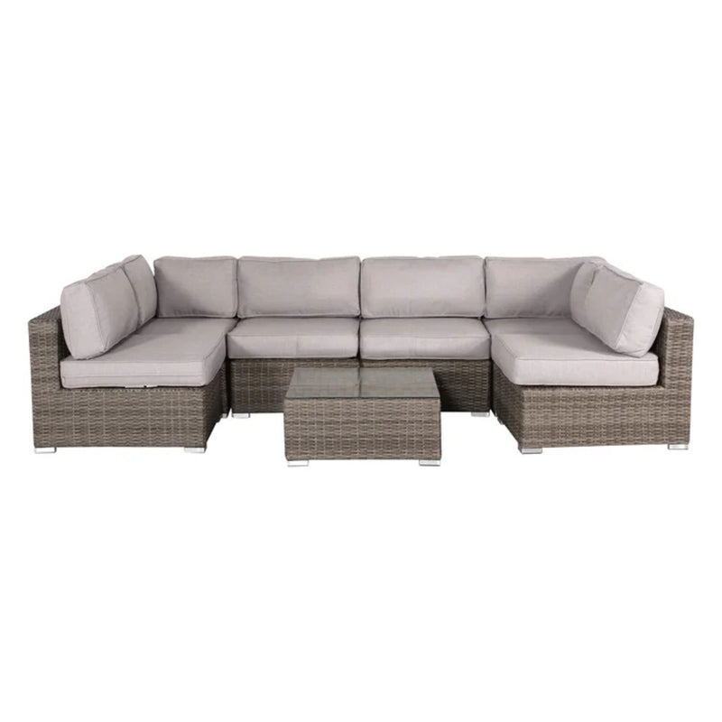 Seating Set With Cushions Handcrafted Wicker Design - R&R Furniture Gallery (Fountain Valley, CA)