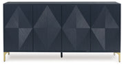 Loirwick - Accent Cabinet - Dark Blue - R&R Furniture Gallery (Fountain Valley, CA)