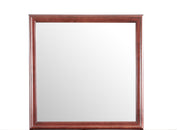 Glory Furniture traditional wall mirror with a sleek frame, suitable for any space, reflecting light and enhancing room decor.