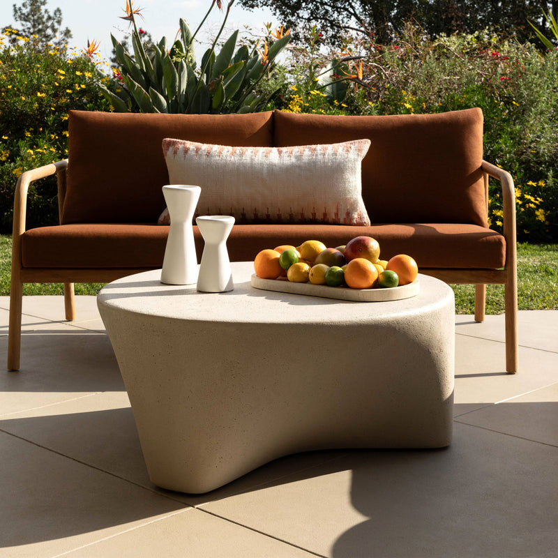 Aimee - Outdoor Sofa - Sienna And Natural