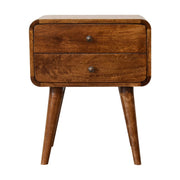 Curved Nightstand - R&R Furniture Gallery (Fountain Valley, CA)