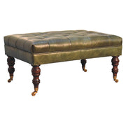 Buffalo - Ottoman With Castor Legs - R&R Furniture Gallery (Fountain Valley, CA)