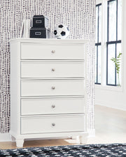 Fortman - Five Drawer Chest - White - R&R Furniture Gallery (Fountain Valley, CA)