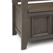 Amherst - Handcrafted Entryway Storage Bench - R&R Furniture Gallery (Fountain Valley, CA)