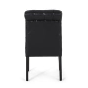 Broxton - Tuft Dining Rolltop Chairs With Button Tufted Backrest (Set of 2) - R&R Furniture Gallery (Fountain Valley, CA)