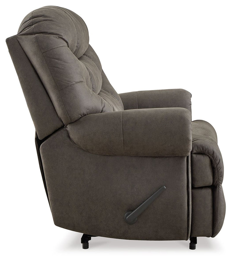 Camera Time - Zero Wall Recliner - Gunmetal - R&R Furniture Gallery (Fountain Valley, CA)
