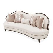 Camellia Field - Chenille Sofa - Beige / Dark Brown - R&R Furniture Gallery (Fountain Valley, CA)
