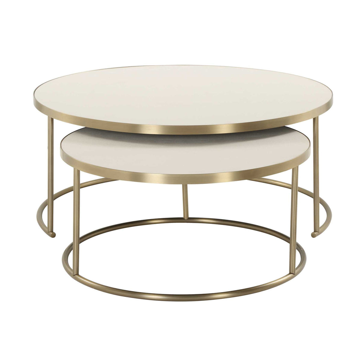 Aragon - Nesting Coffee Tables (Set of 2) - White