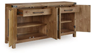 Ridgester - Dining Room Server - Light Brown - R&R Furniture Gallery (Fountain Valley, CA)