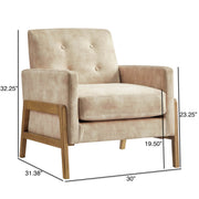 Matson - Tufted Back Accent Chair - R&R Furniture Gallery (Fountain Valley, CA)