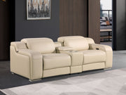 1116 - 3-Piece Modular Power Reclining Console Loveseat In With 2 Power Recliners & Power Headrests - R&R Furniture Gallery (Fountain Valley, CA)