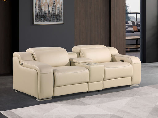 1116 - 3-Piece Modular Power Reclining Console Loveseat In With 2 Power Recliners & Power Headrests - R&R Furniture Gallery (Fountain Valley, CA)