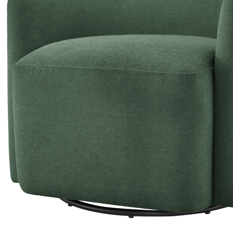 Ardena - Modern Swivel Barrel Chair - R&R Furniture Gallery (Fountain Valley, CA)