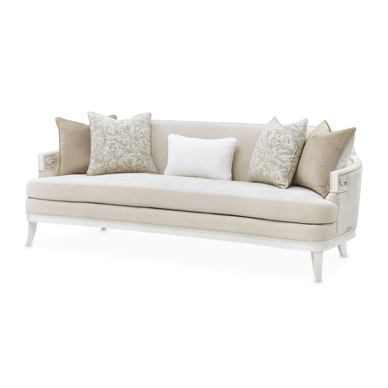 La Marisia - Chenille Sofa - Tranquil / Creamy Pearl - R&R Furniture Gallery (Fountain Valley, CA)
