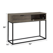 Galeno - Writing Desk - Rustic Oak & Black - R&R Furniture Gallery (Fountain Valley, CA)