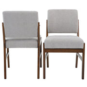 Caldwell - Dining Chair (Set of 2) - Light Gray - R&R Furniture Gallery (Fountain Valley, CA)